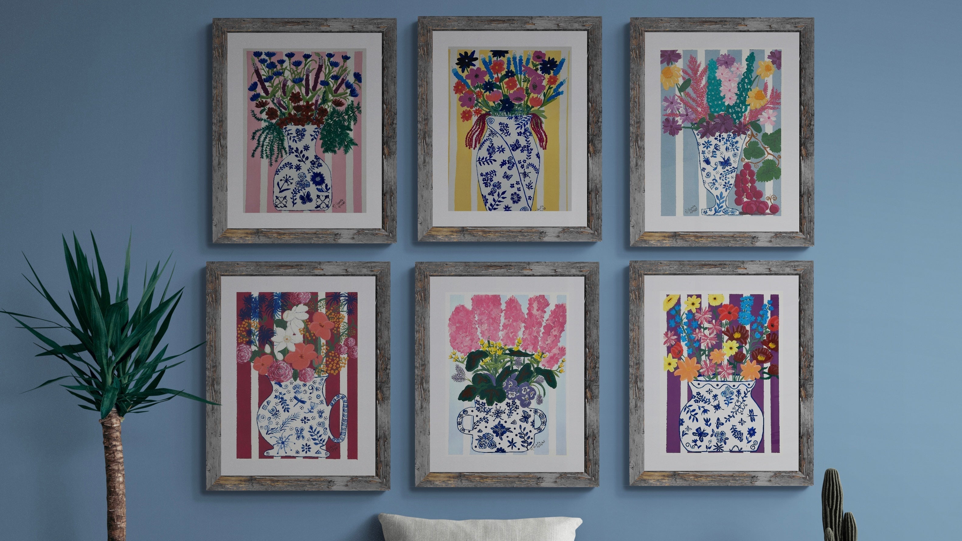 Chioiserie Blooms Fine Art Prints