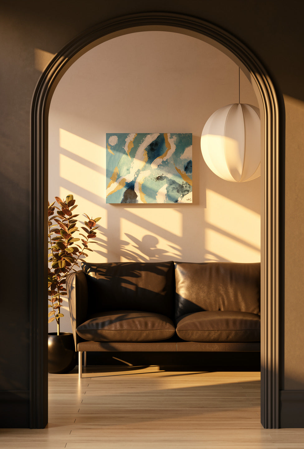 Hidden Paradise – Original Abstract Painting