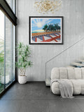 Torremolinos Beach - Giclee Print