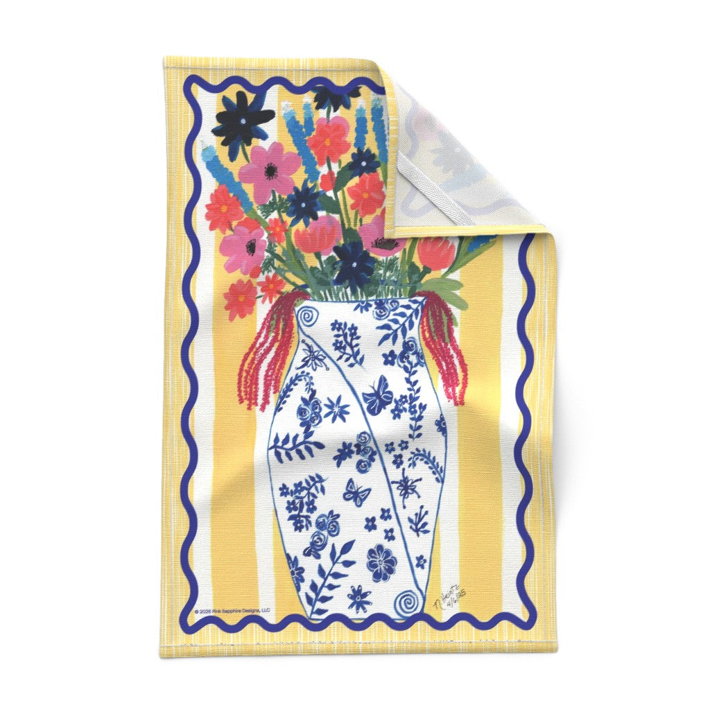 Lupine Sunrise Tea Towel