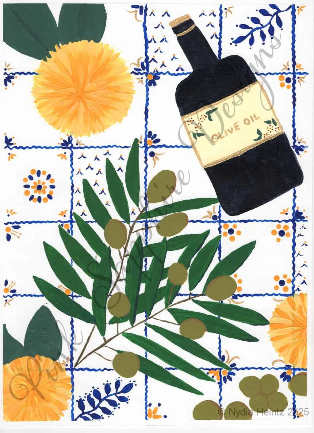 Olive Harvest Fine Art Print