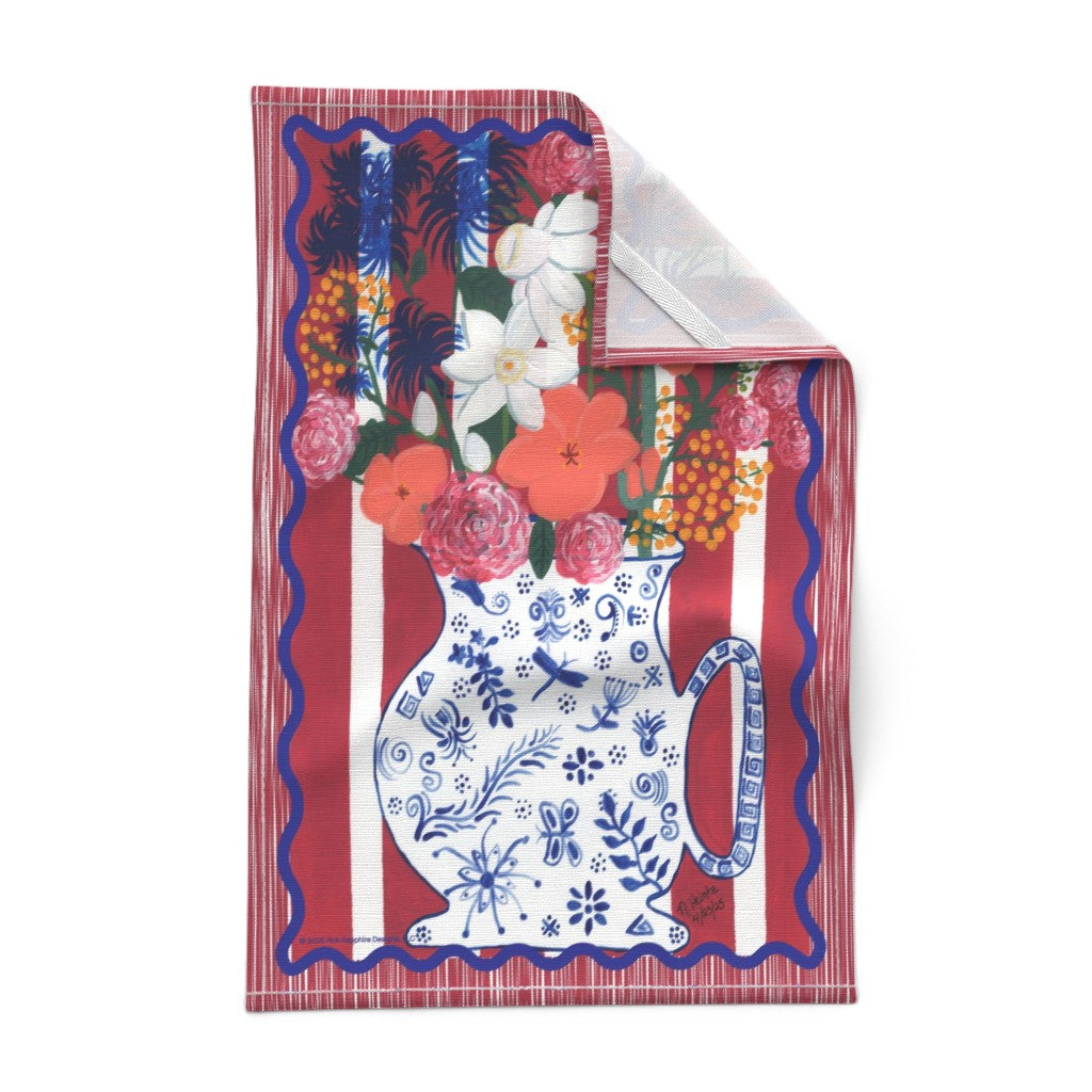 Sangria Serenade Tea Towel