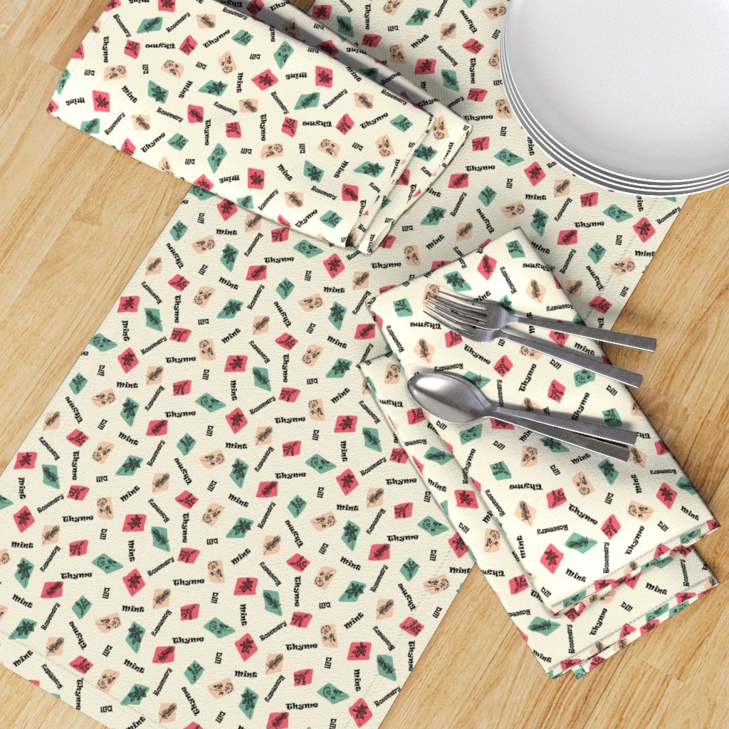 Kitchen Garden Herbs - Retro Sparkle Colorway