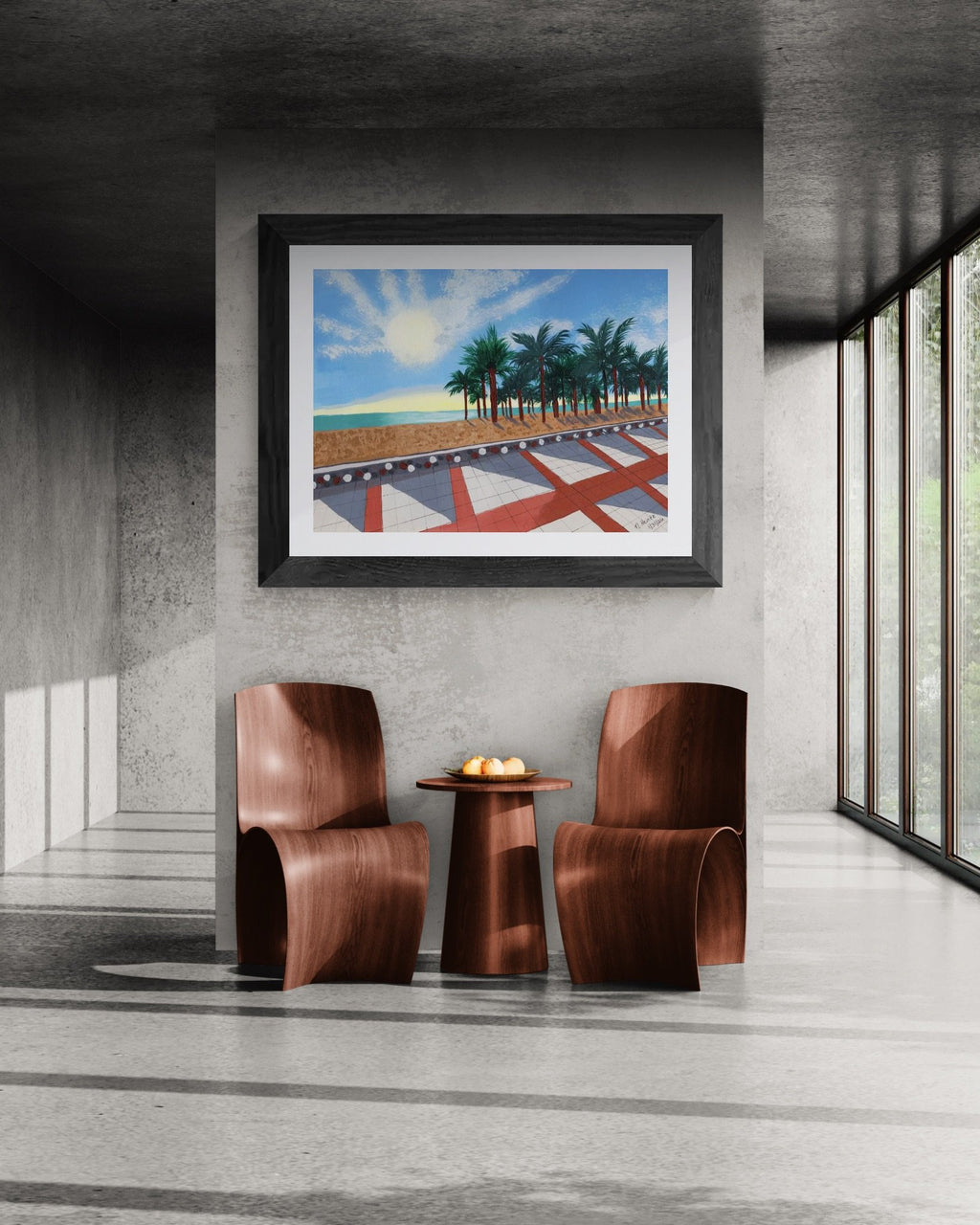 Torremolinos Beach - Giclee Print