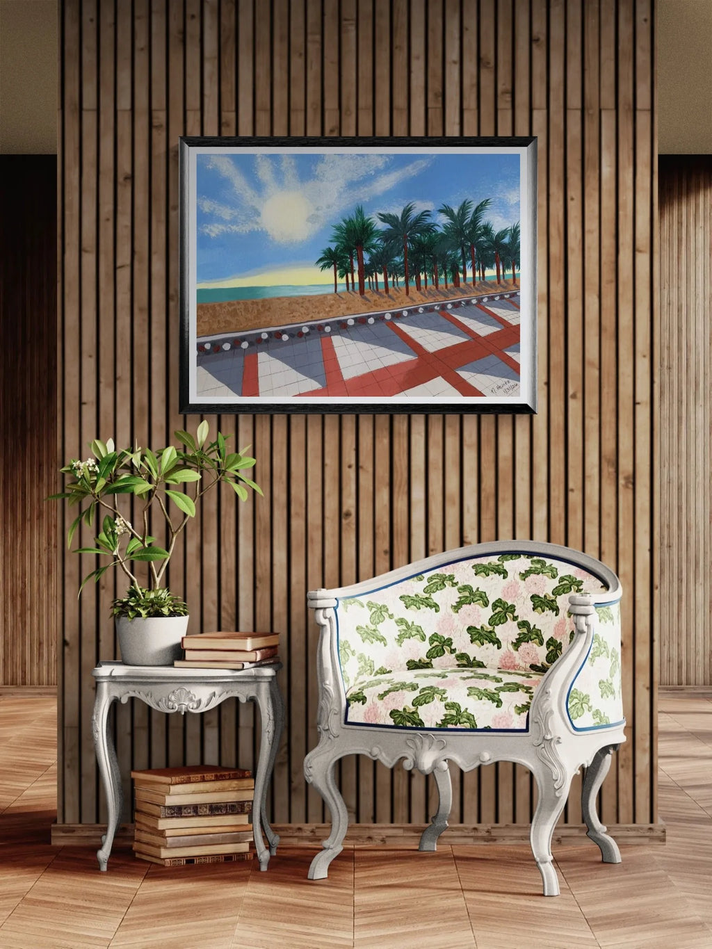 Torremolinos Beach - Giclee Print