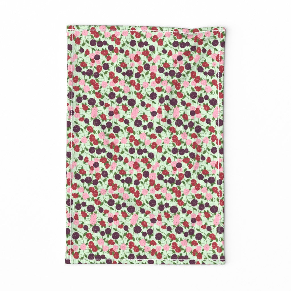 Trailing Hibiscus Tea Towel