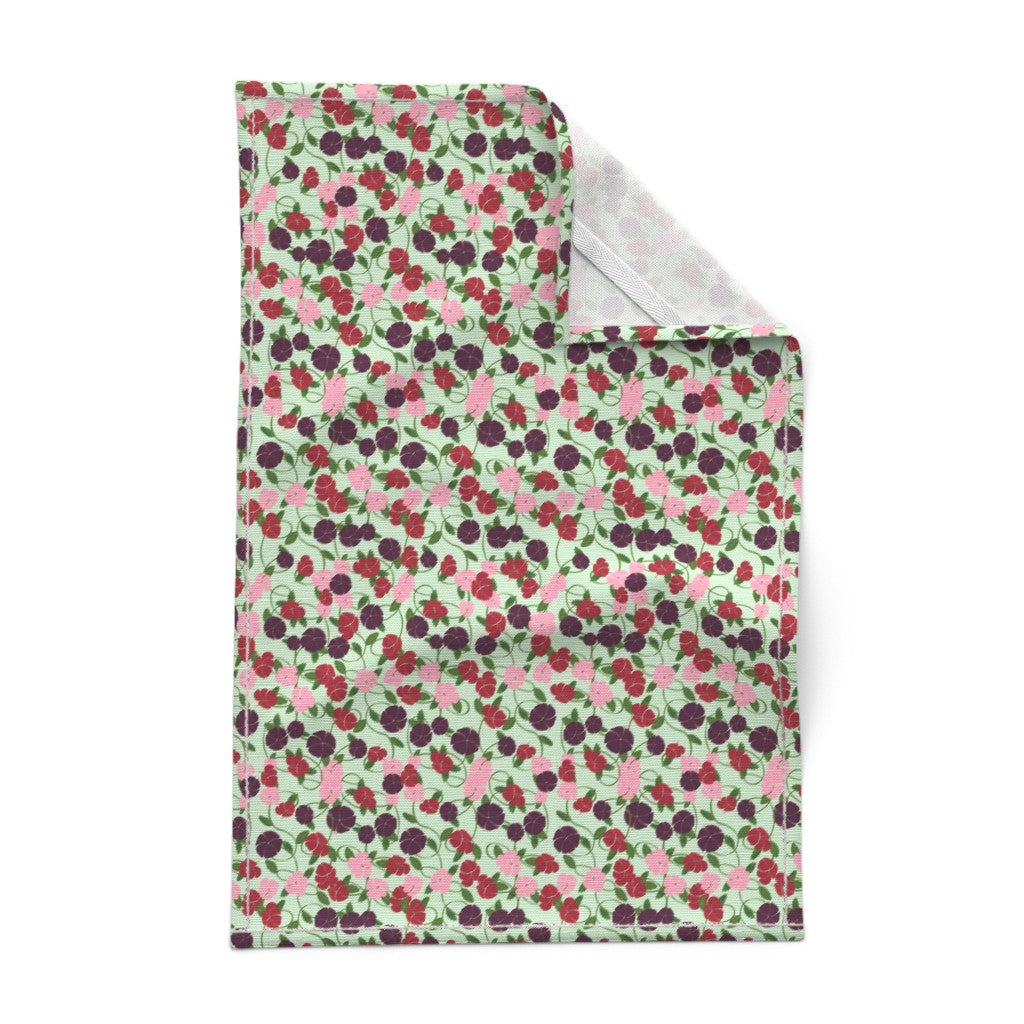 Trailing Hibiscus Tea Towel