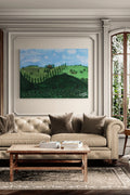 Tuscan Villa on Canvas