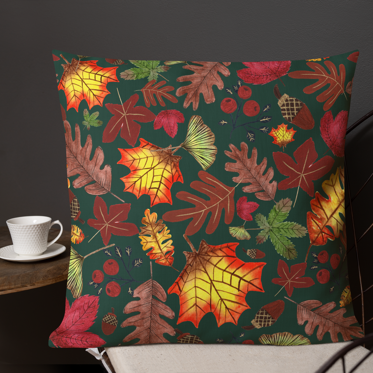 Autumn Grove Design for Fabric & Home Decor - Forest Green