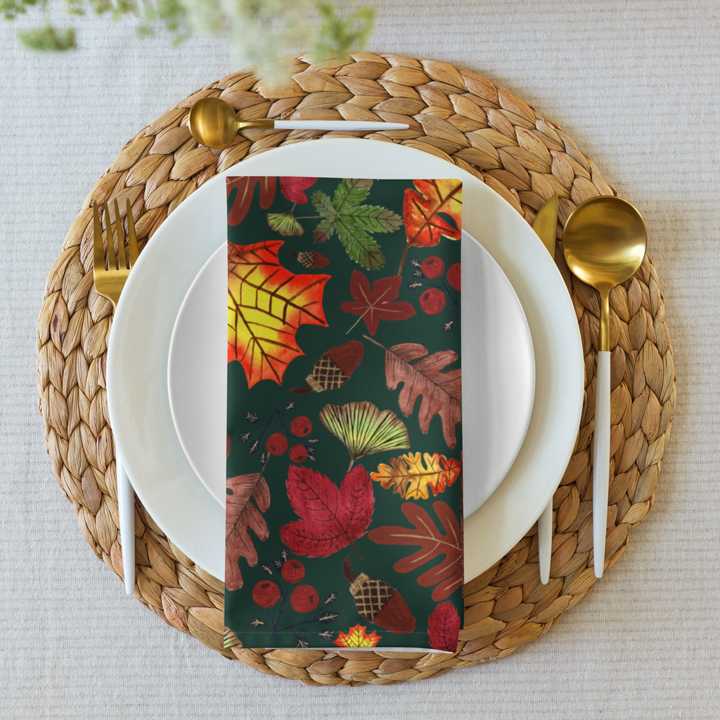 Autumn Grove Design for Fabric & Home Decor - Forest Green