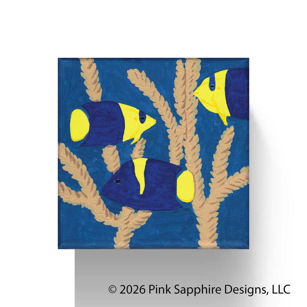 Angelfish on Canvas – Original Painting