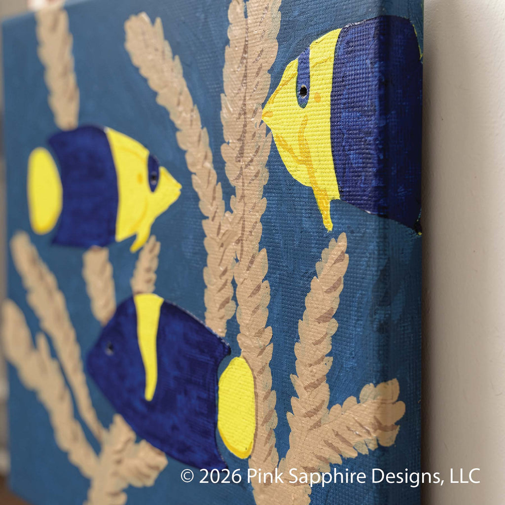 Angelfish on Canvas – Original Painting
