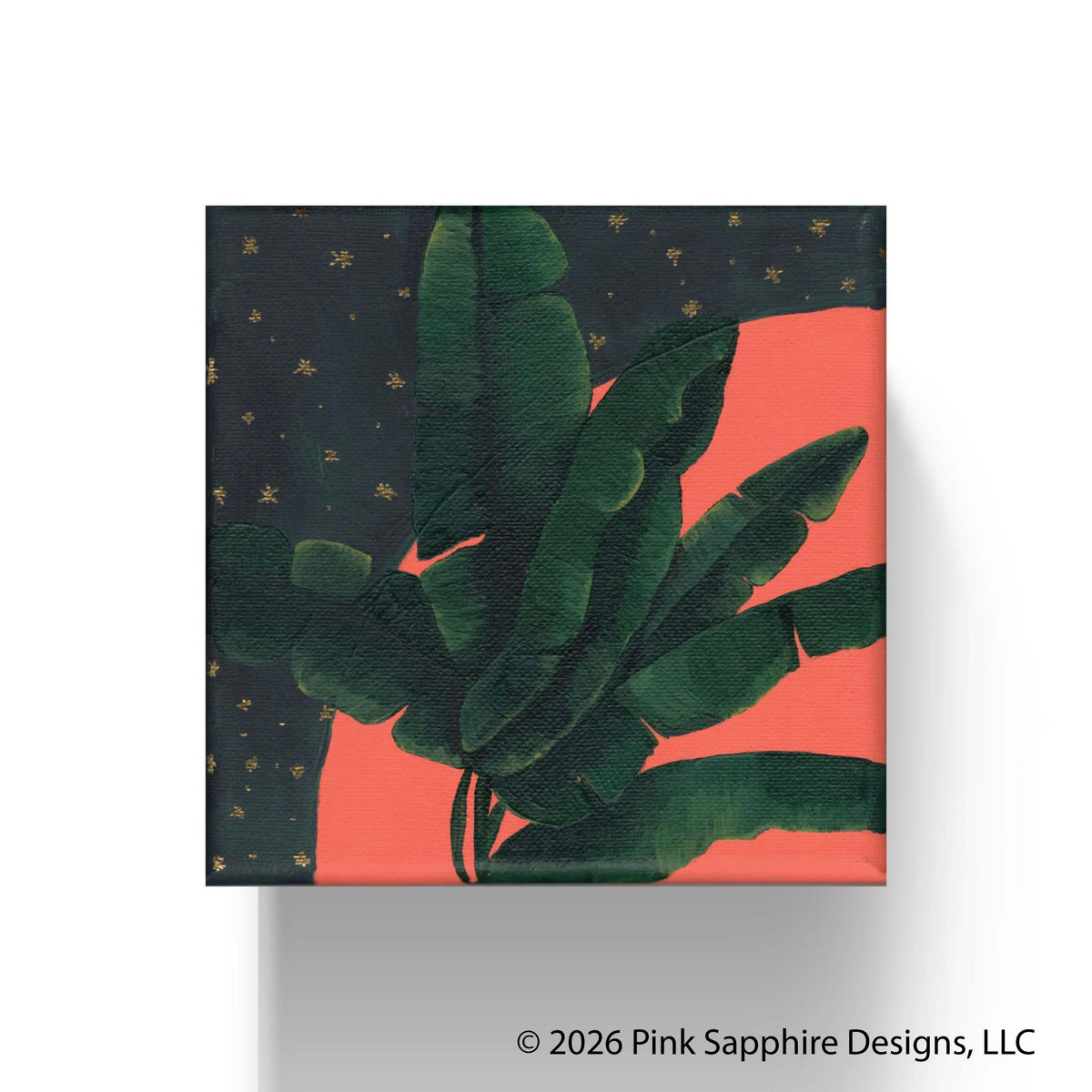 Banana Leaf on Canvas – Original Painting