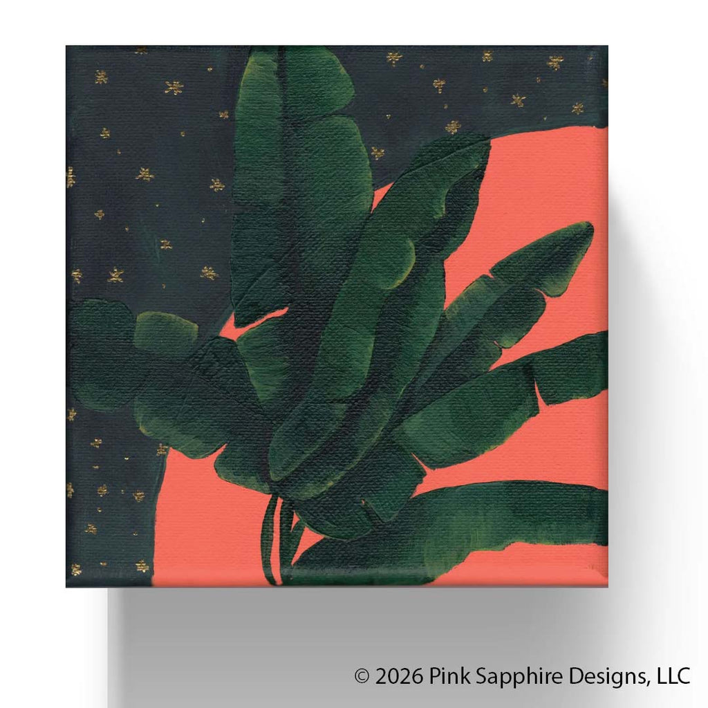 Banana Leaf on Canvas – Original Painting
