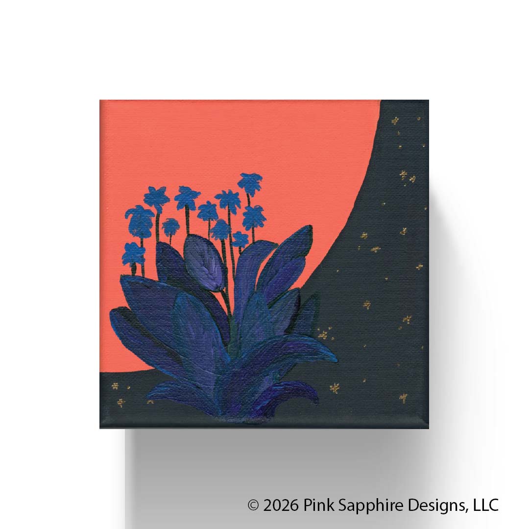 Cannas on Canvas – Original Painting