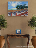 Nautilus Shell on Canvas – Original Painting