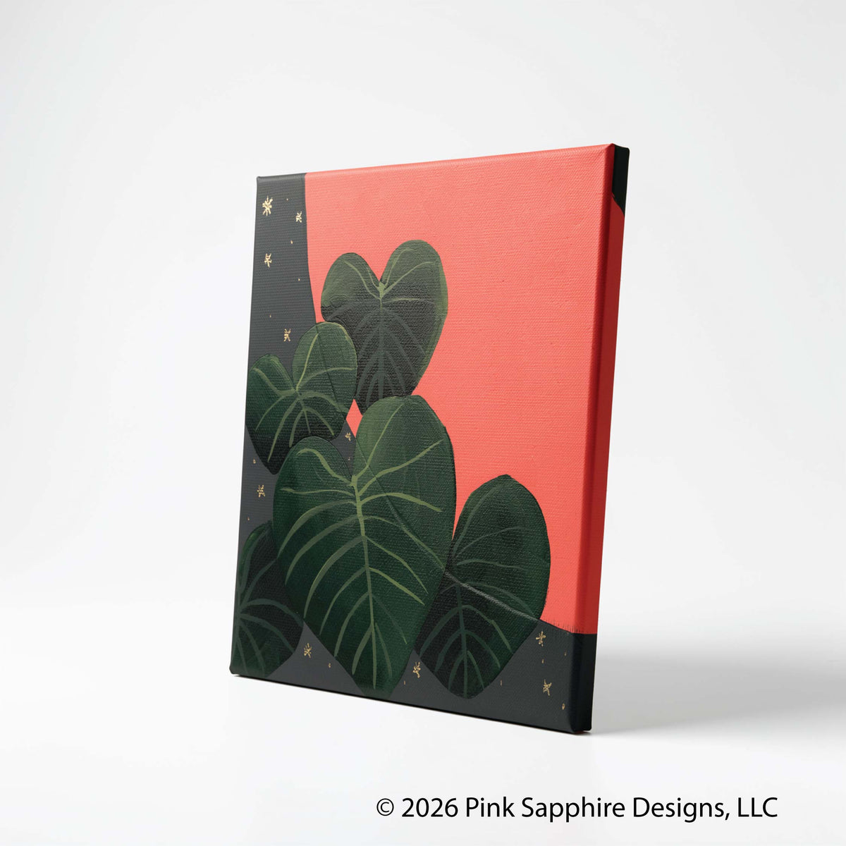 Philodendron on Canvas – Original Painting
