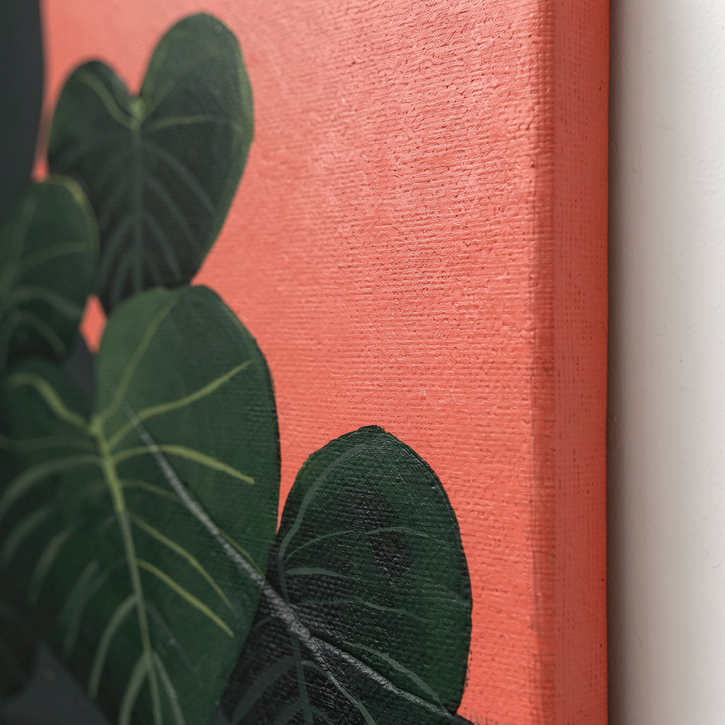 Philodendron on Canvas – Original Painting