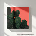 Philodendron on Canvas – Original Painting