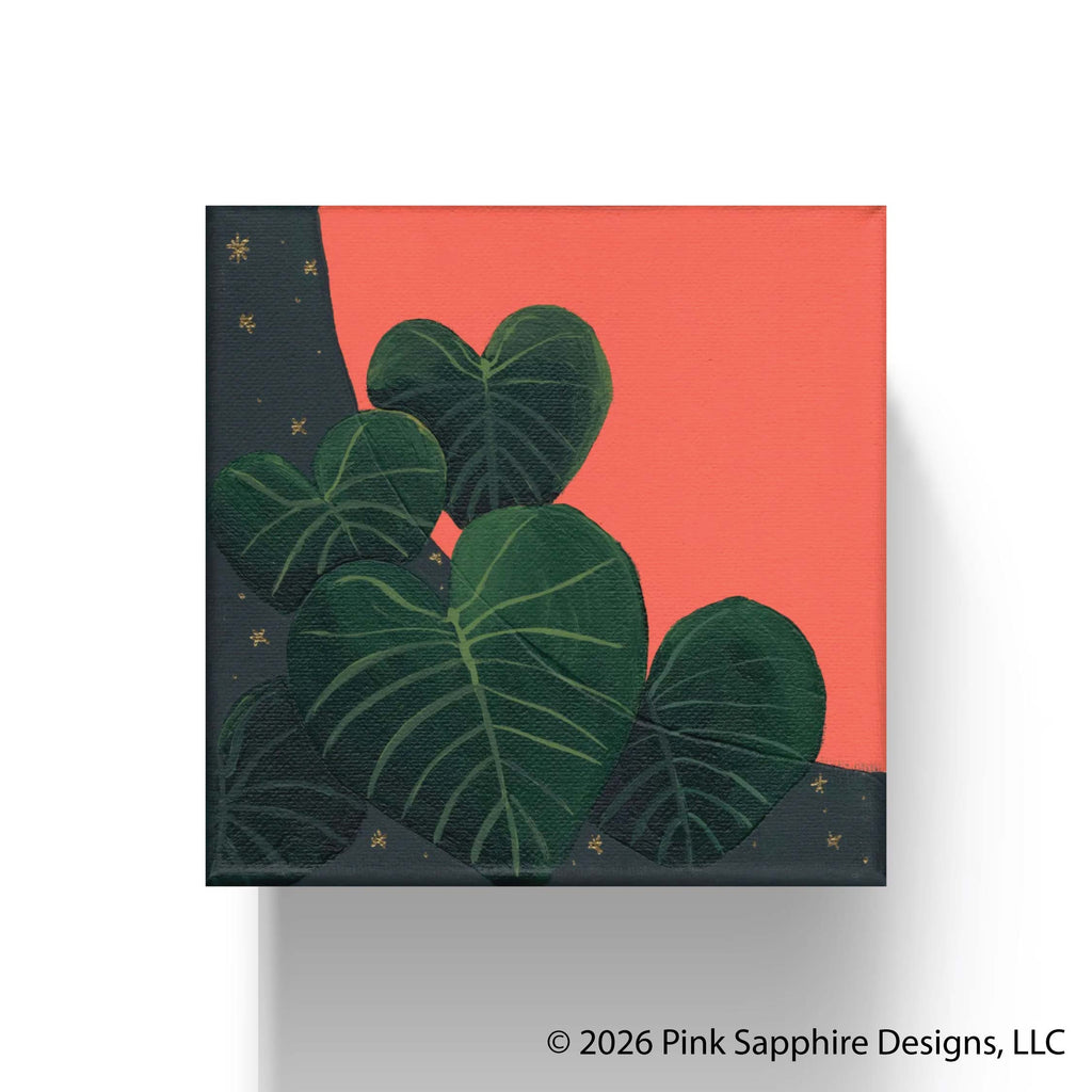 Philodendron on Canvas – Original Painting