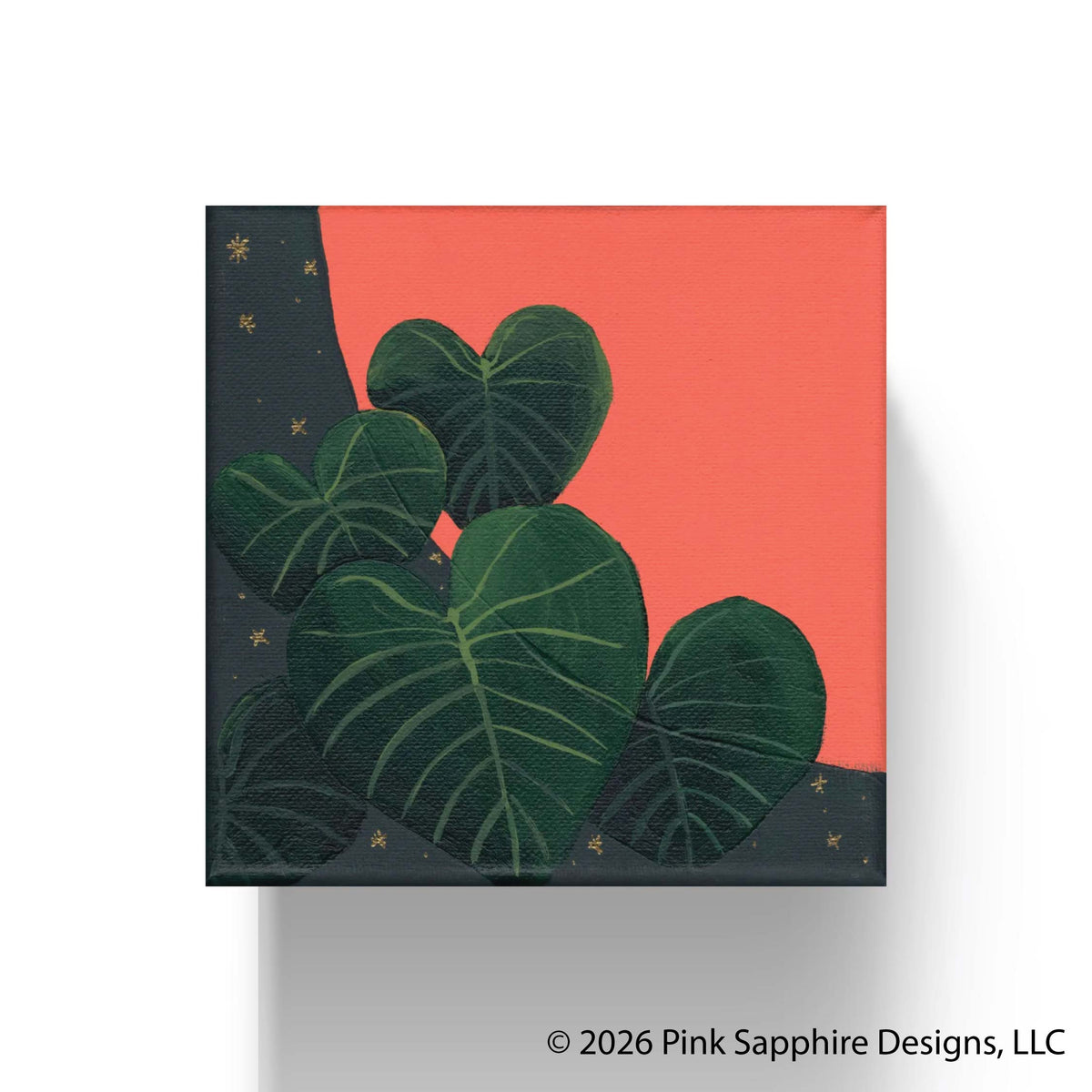 Philodendron on Canvas – Original Painting