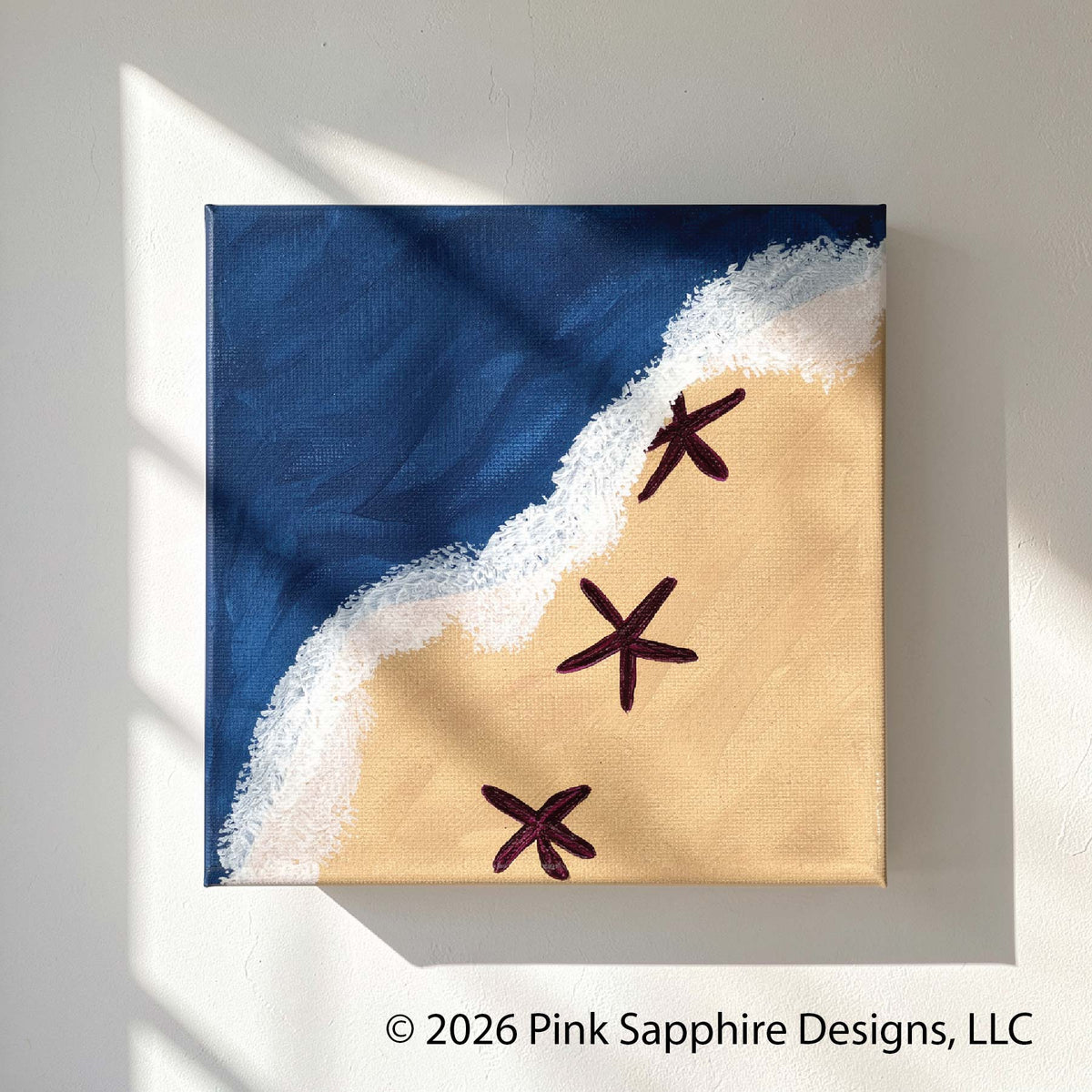 Starfish on Canvas – Original Painting