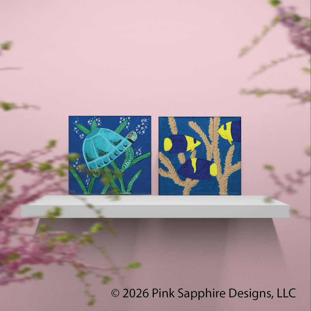 Angelfish on Canvas – Original Painting