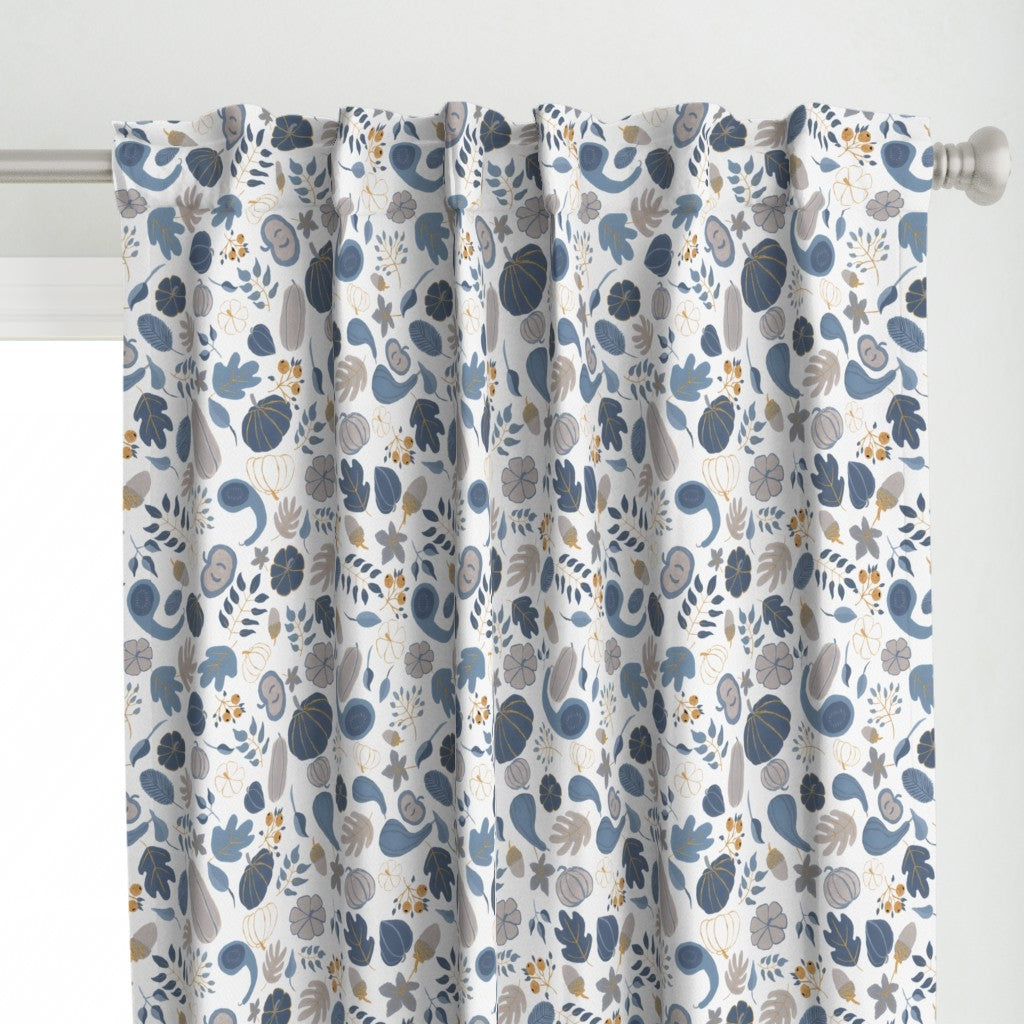 Fall Harvest Design for Fabric & Home Decor - White