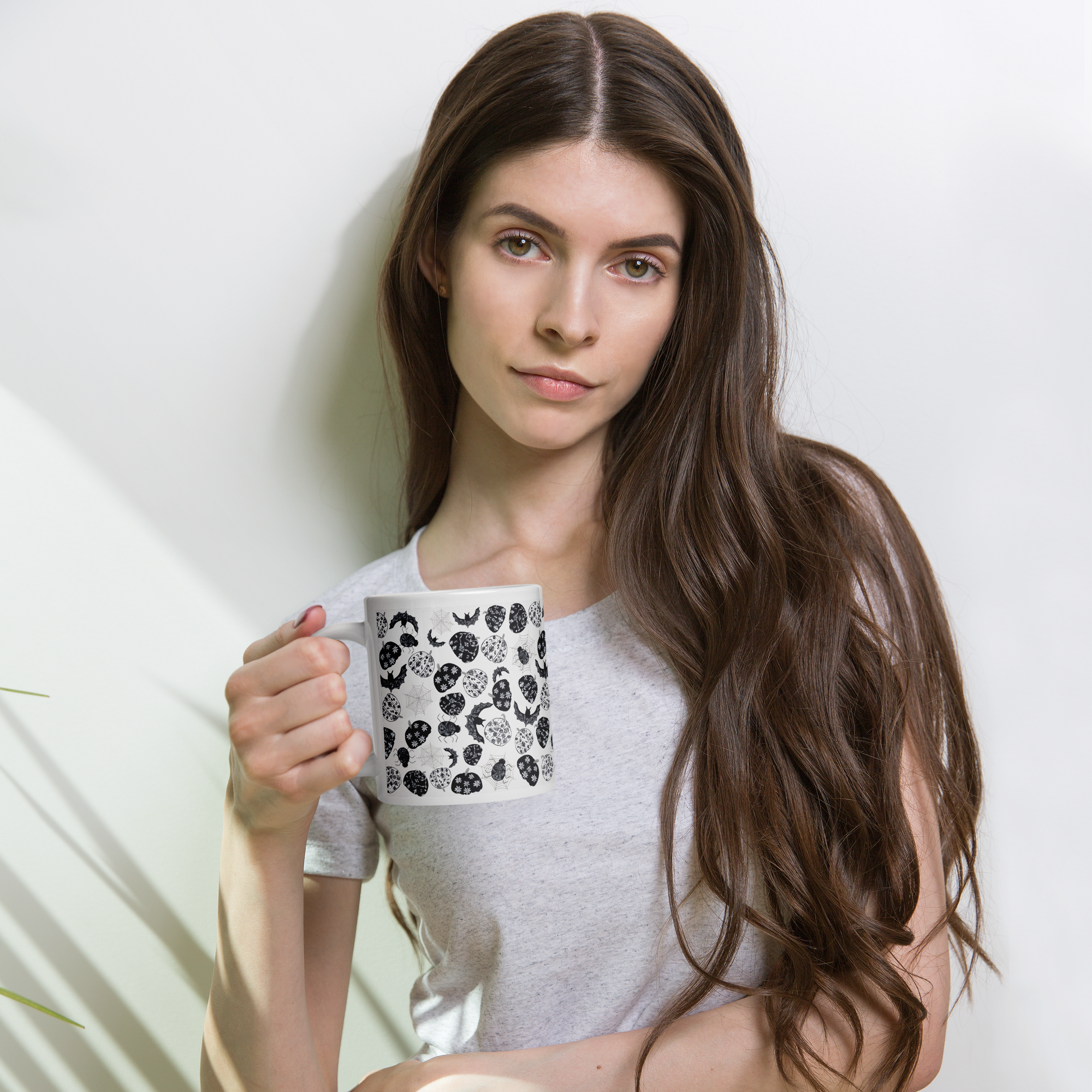 Enchanted Harvest Halloween Coffee Mug - White