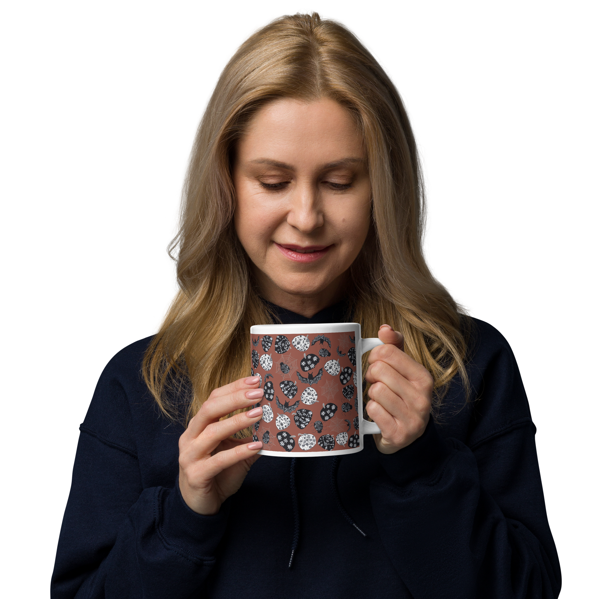 Enchanted Harvest Halloween Coffee Mug - Burnt Orange