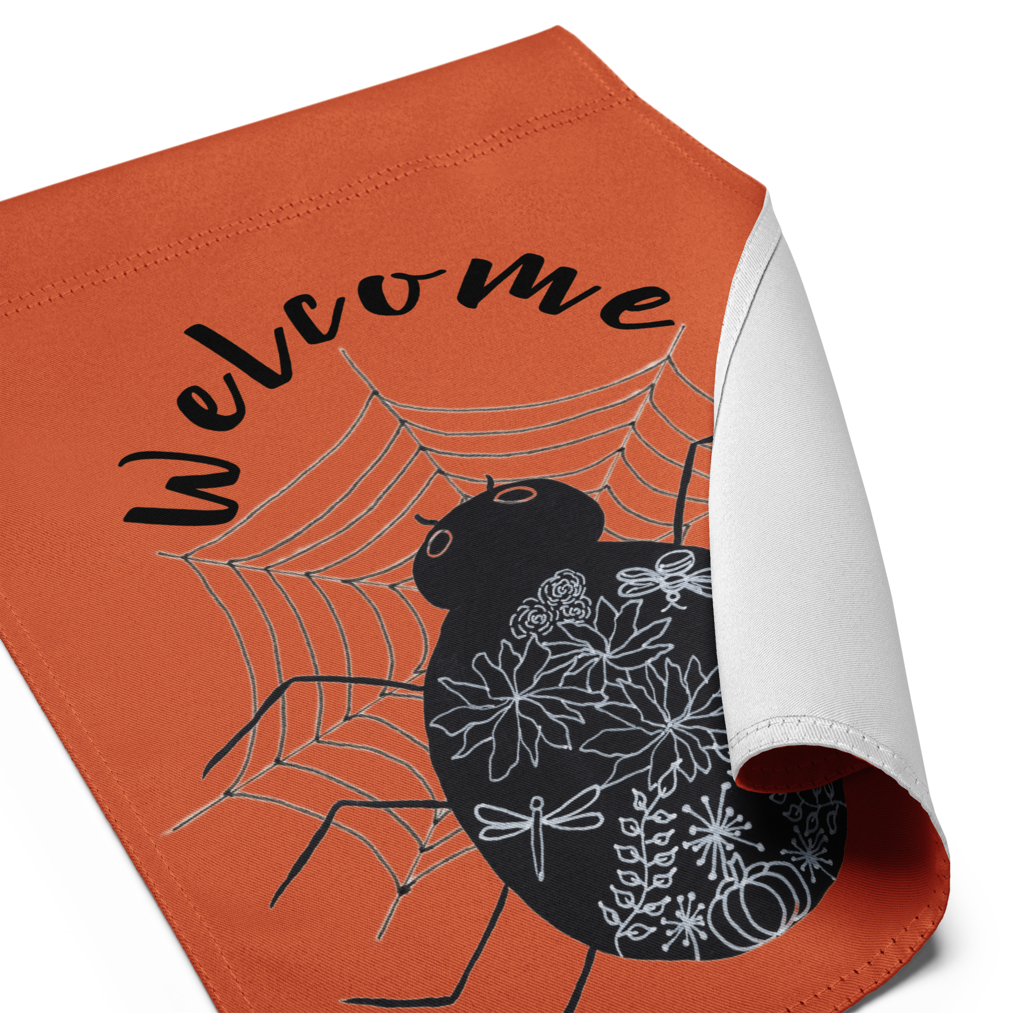 Halloween Yard Flag - Orange - Enchanted Harvest