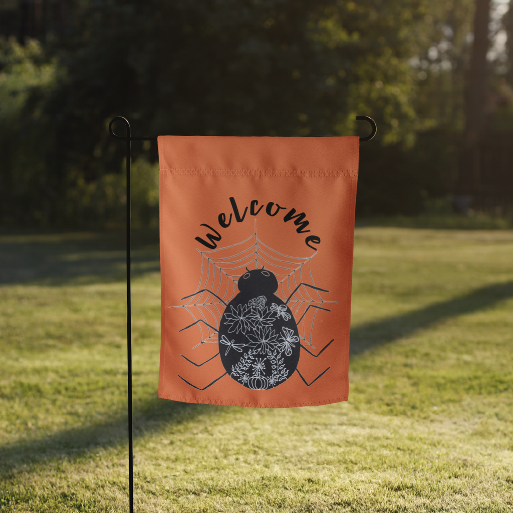 Halloween Yard Flag - Orange - Enchanted Harvest