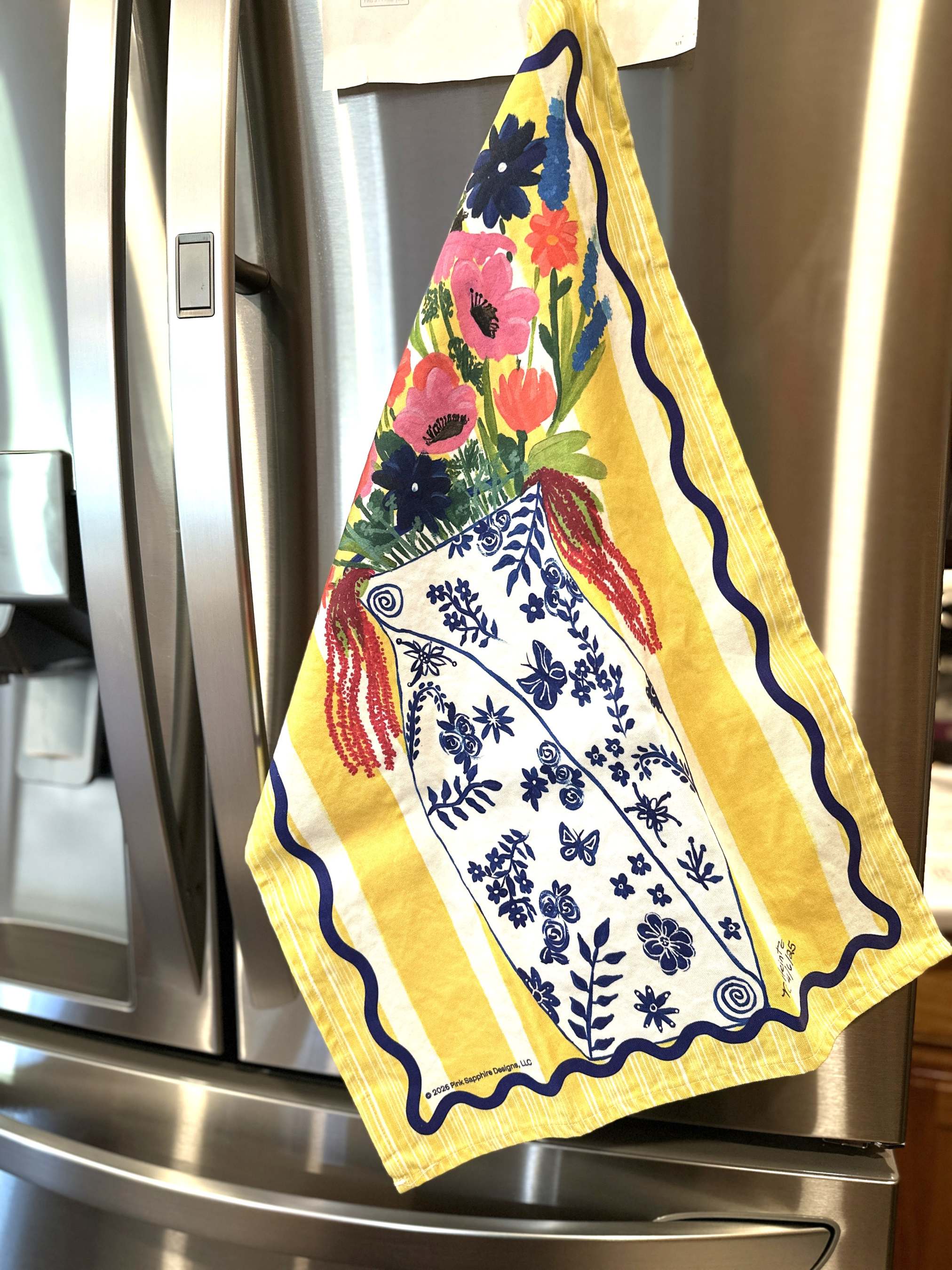 Lupine Sunrise Tea Towel