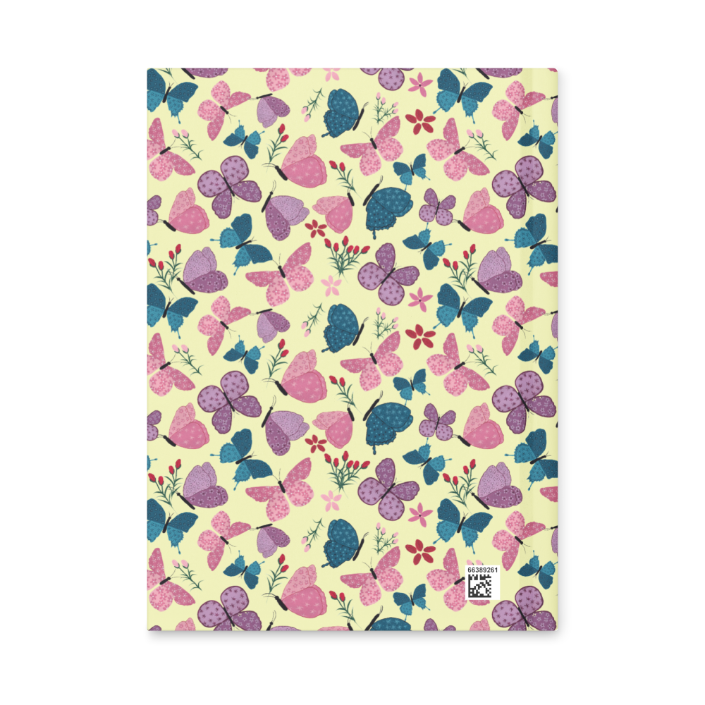 Hardcover Journal - Butterfly Dance Design