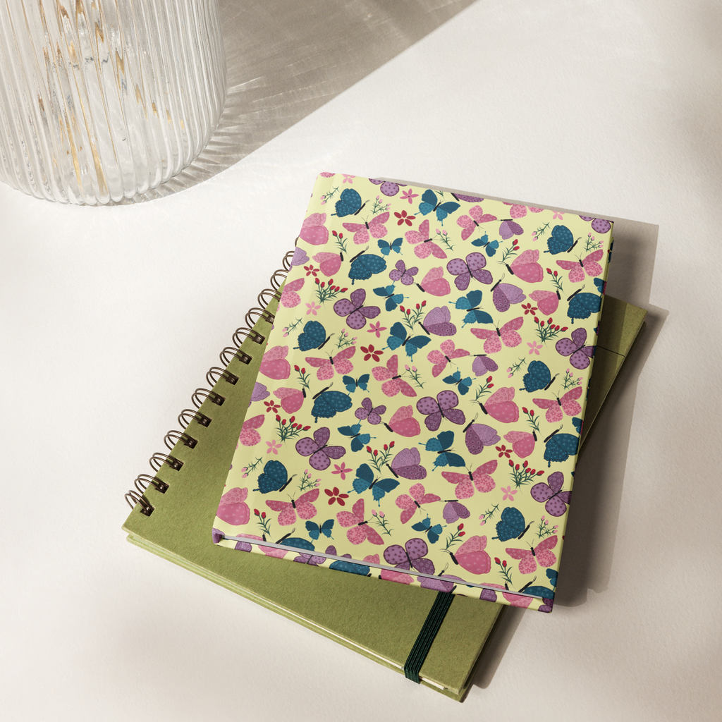 Hardcover Journal - Butterfly Dance Design