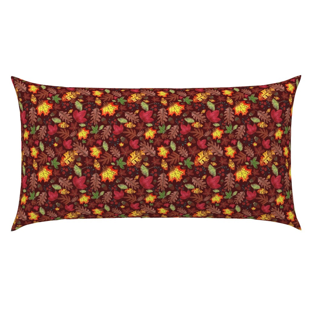 Autumn Grove Design for Fabric & Home Decor - Burgundy