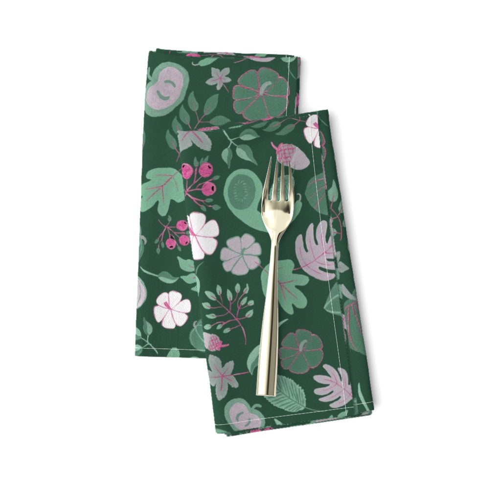 Fall Harvest Design for Fabric & Home Decor - Forest Green