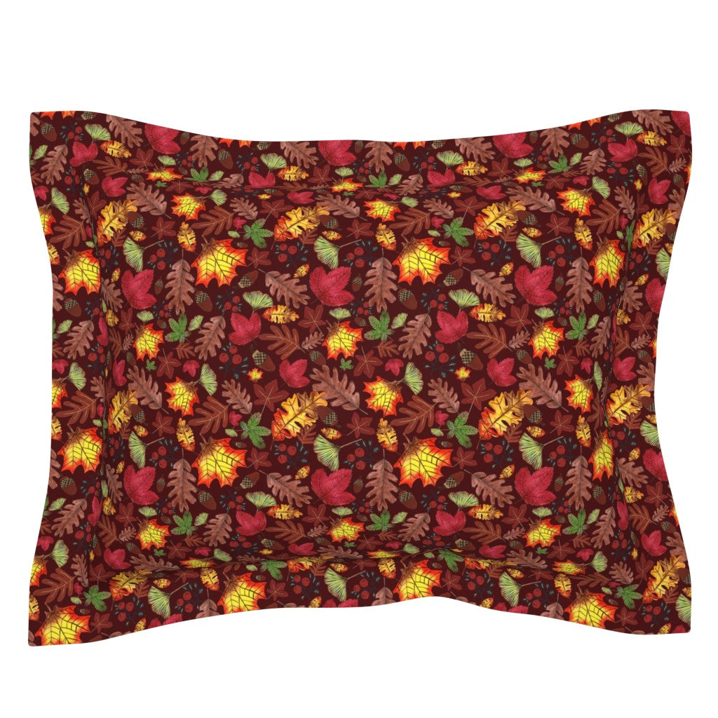 Autumn Grove Design for Fabric & Home Decor - Burgundy