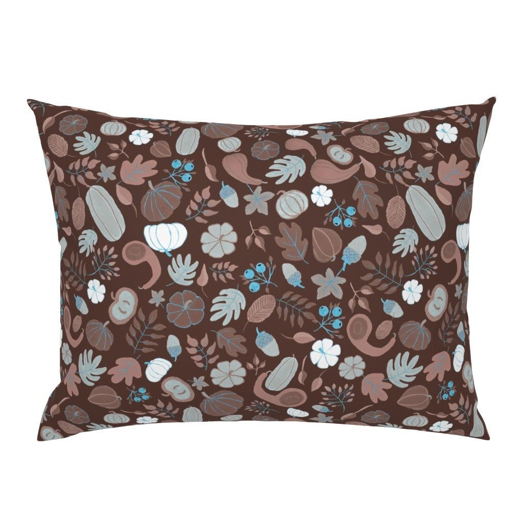 Fall Harvest Design for Fabric & Home Decor - Chocolate Brown