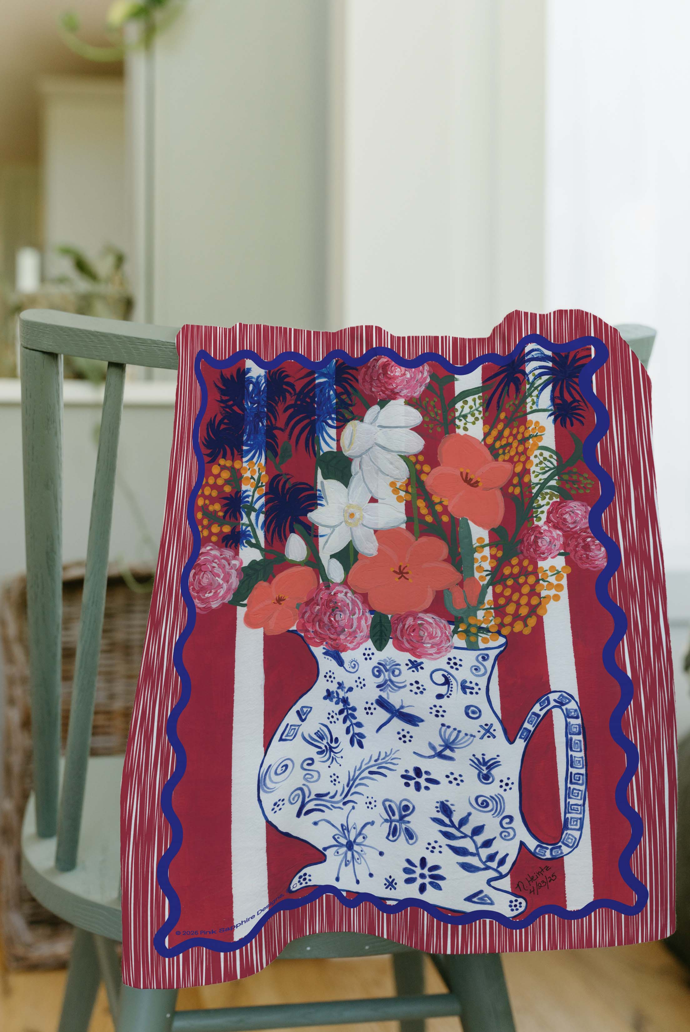 Sangria Serenade Tea Towel
