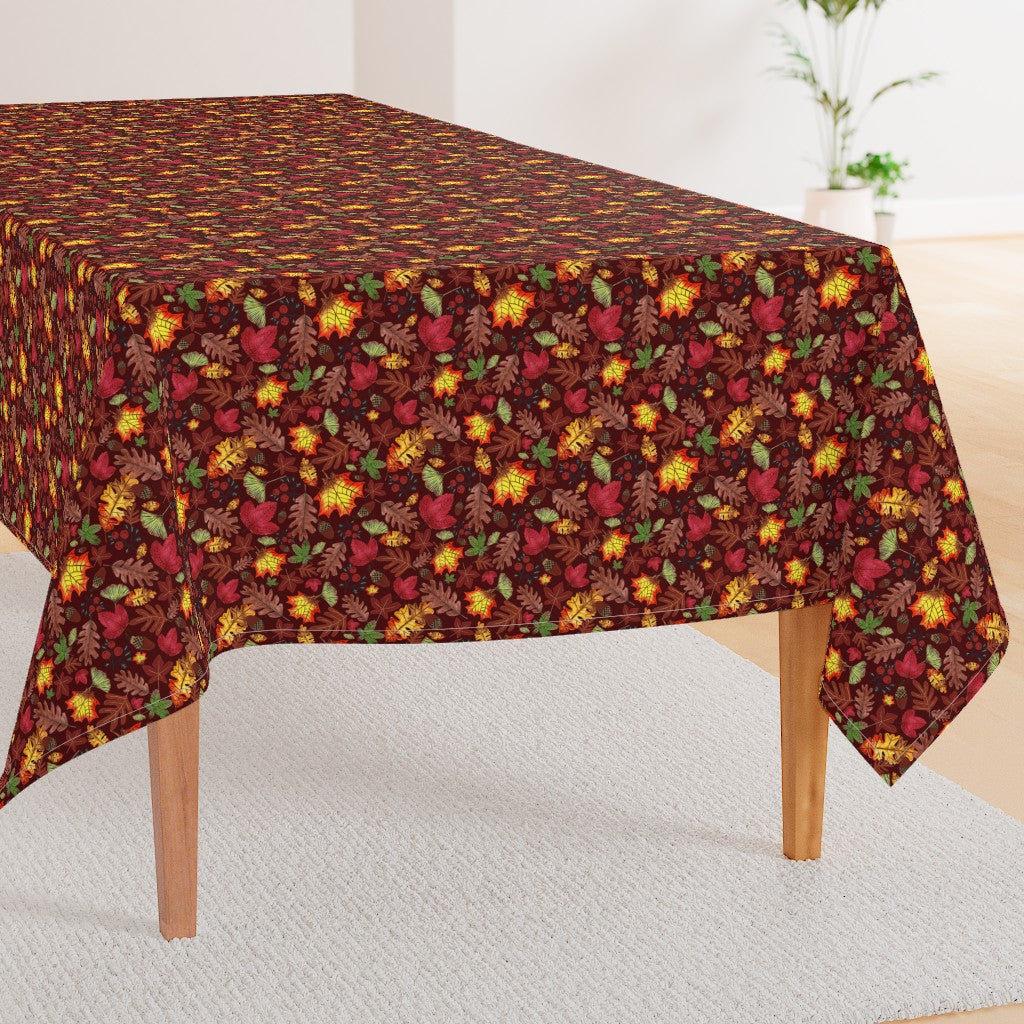Autumn Grove Design for Fabric & Home Decor - Burgundy