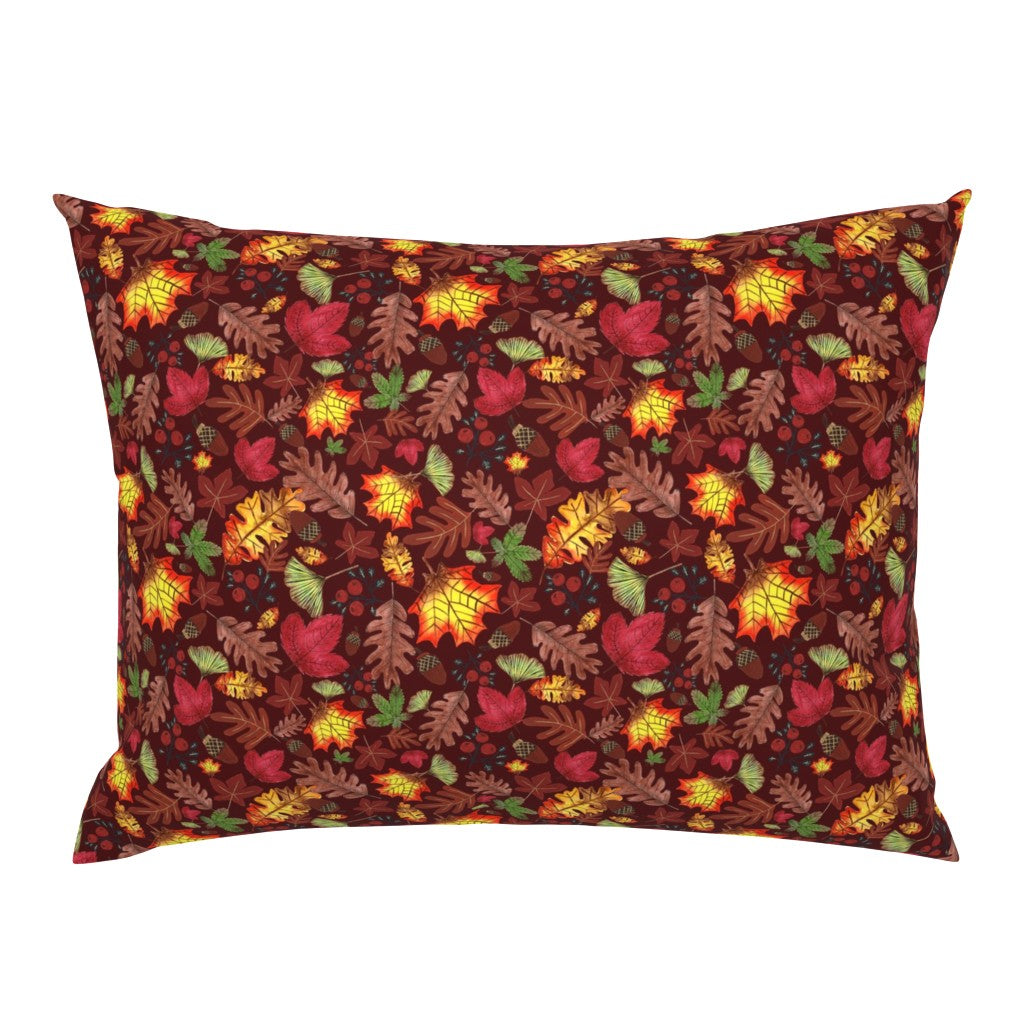 Autumn Grove Design for Fabric & Home Decor - Burgundy