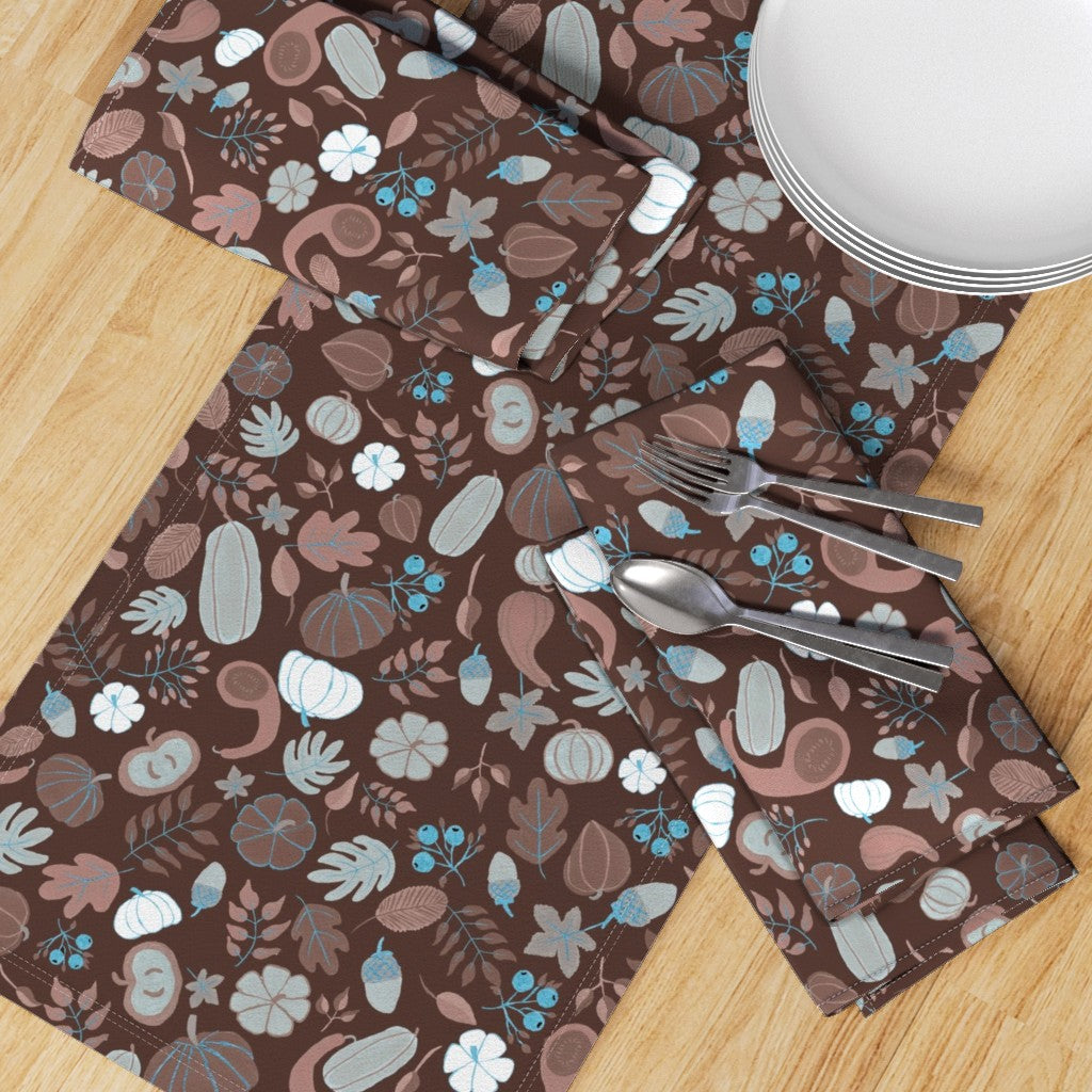 Fall Harvest Design for Fabric & Home Decor - Chocolate Brown