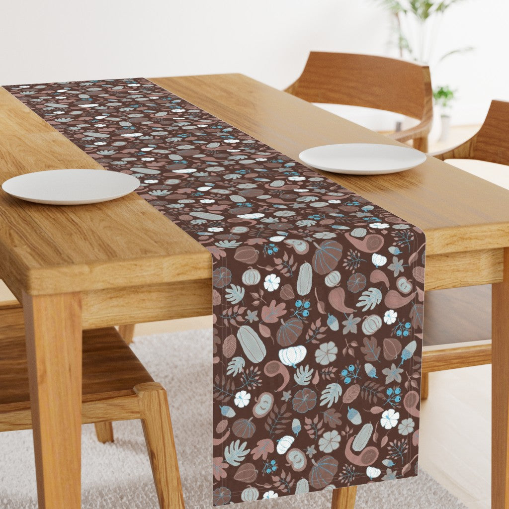 Fall Harvest Design for Fabric & Home Decor - Chocolate Brown