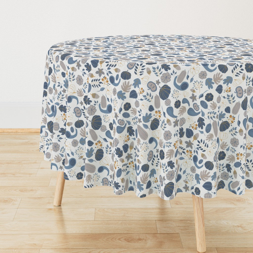 Fall Harvest Design for Fabric & Home Decor - White