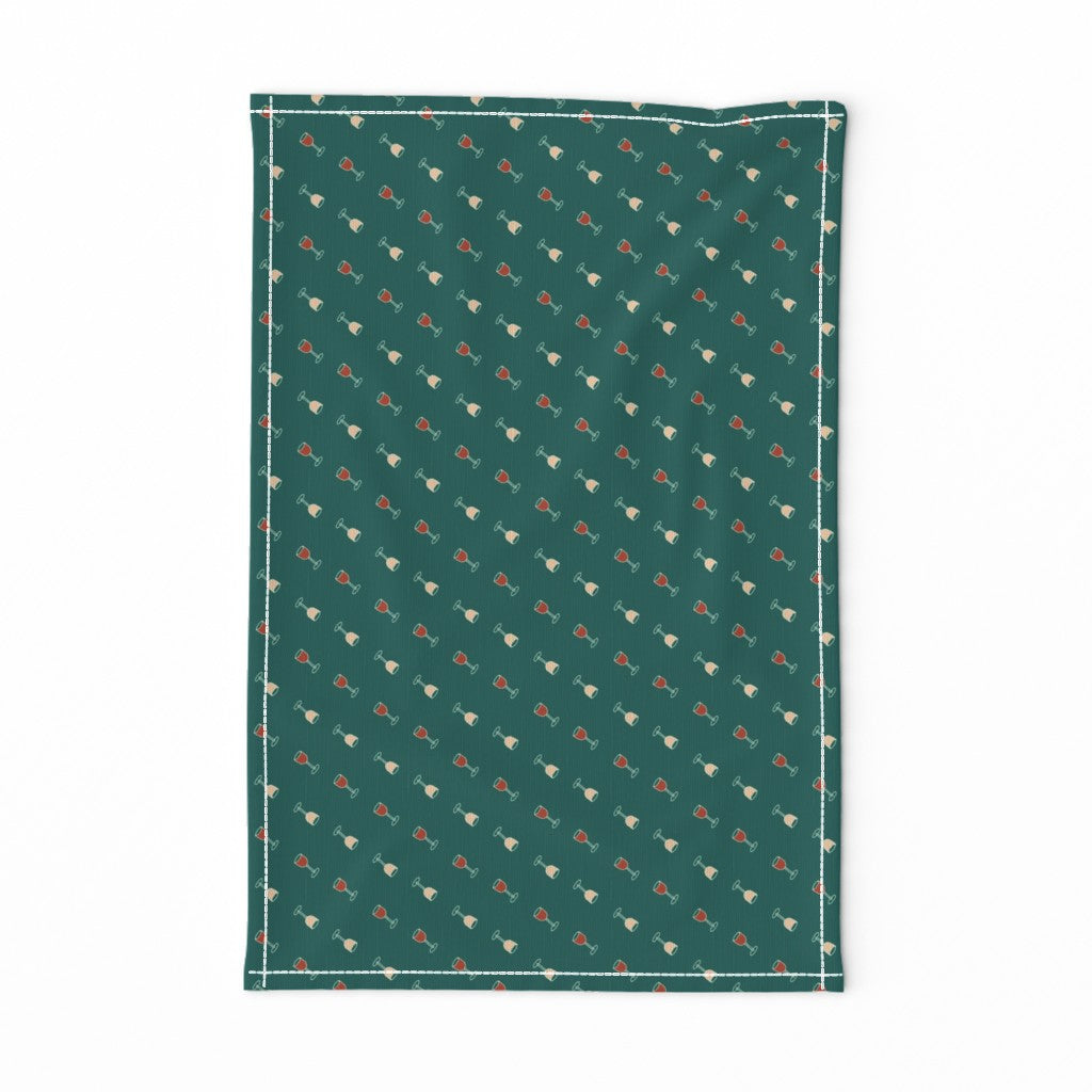 Cocktail Hour – Retro Sparkle Colorway (Dark Green)