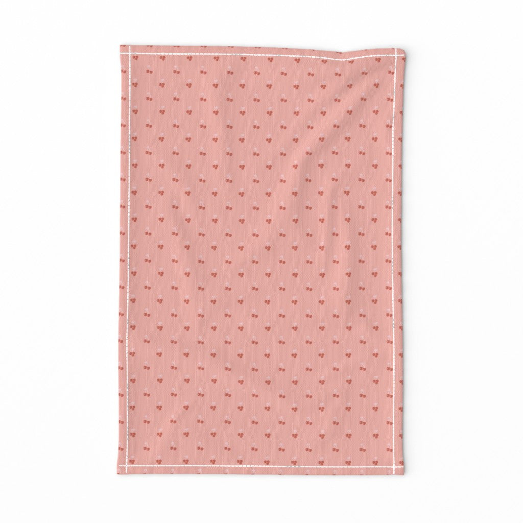 Cherry Berry - Retro Sparkle Colorway (Soft Blush Pink)
