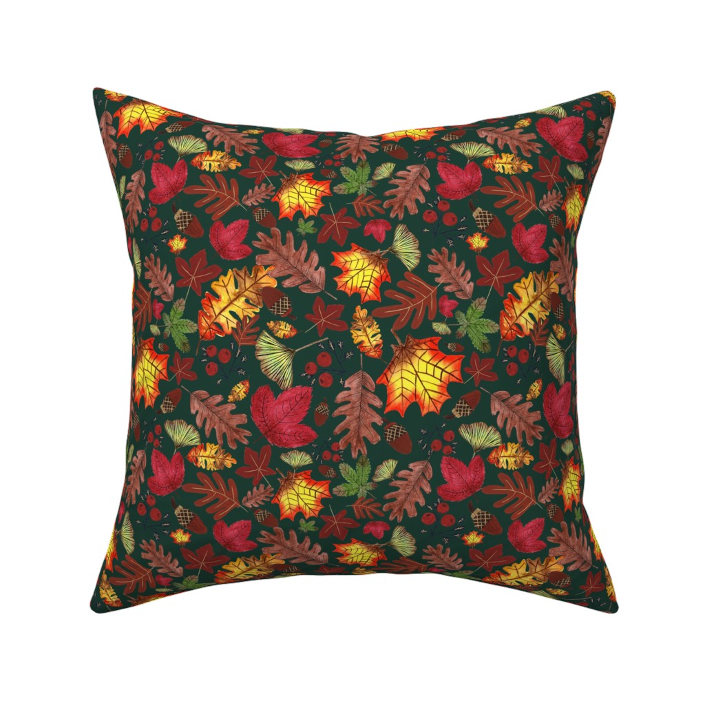 Autumn Grove Design for Fabric & Home Decor - Forest Green