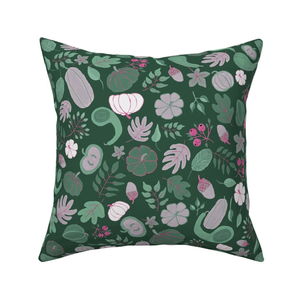 Fall Harvest Design for Fabric & Home Decor - Forest Green